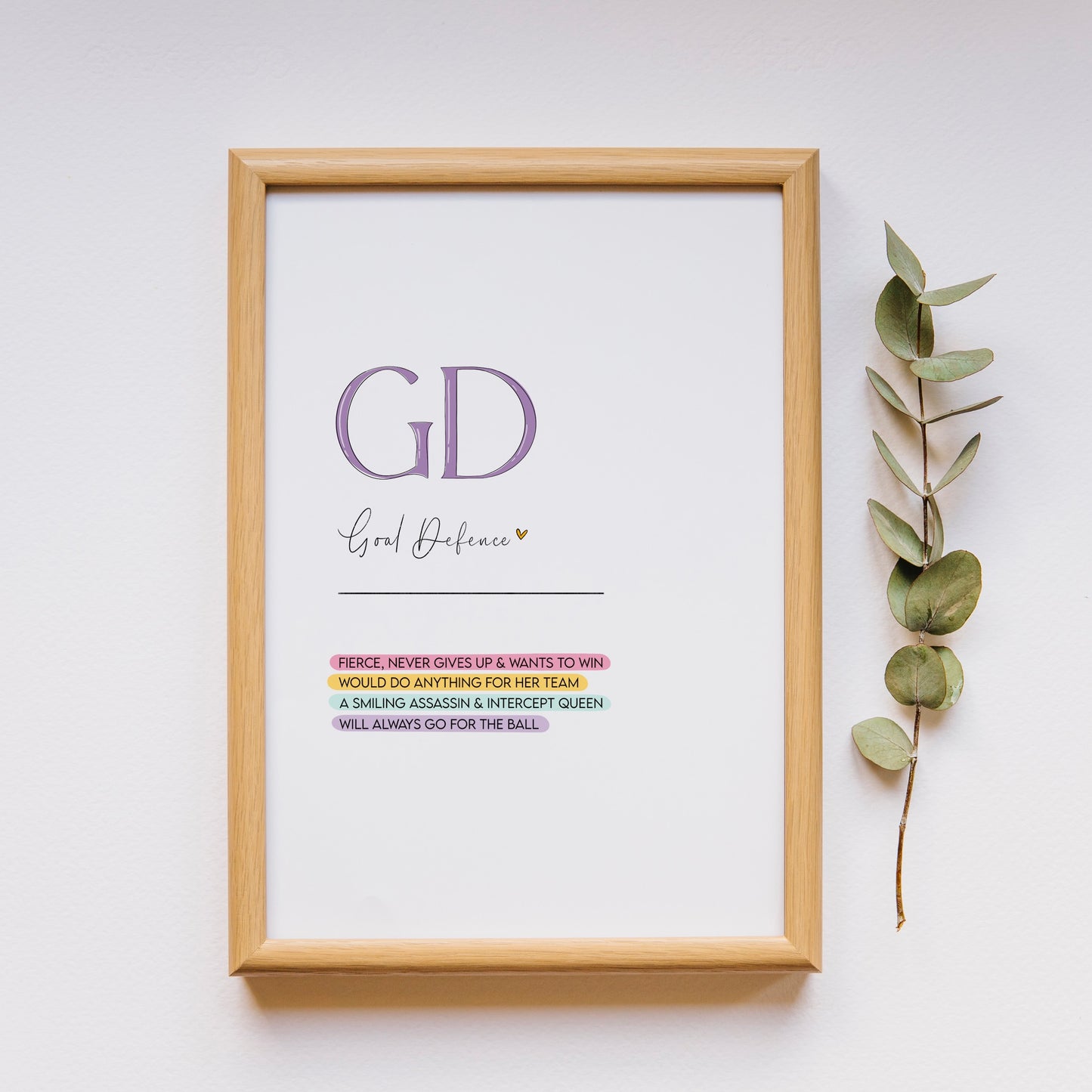 Goal Defence Definition Print