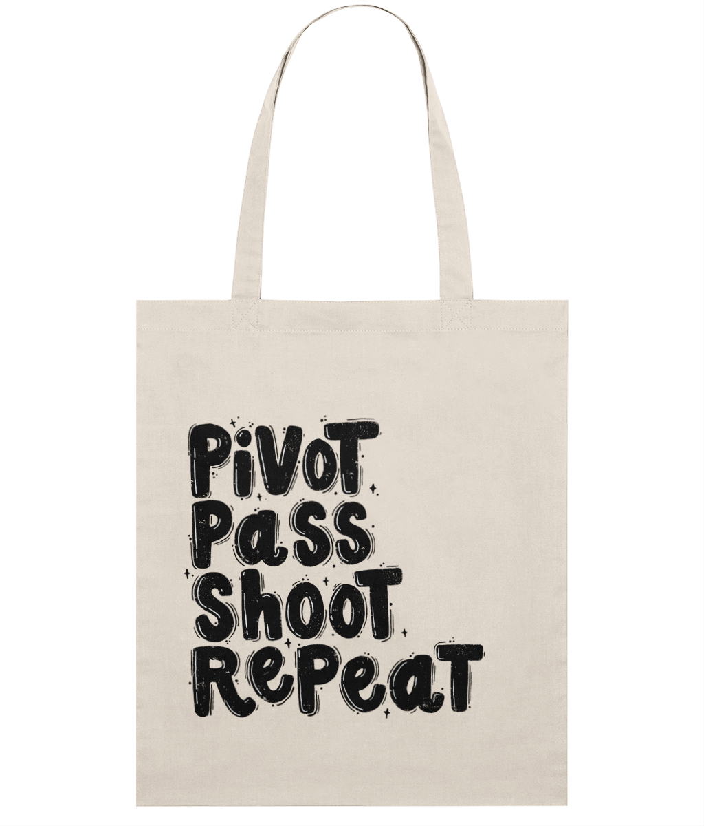 Pivot Pass Shoot Repeat Tote