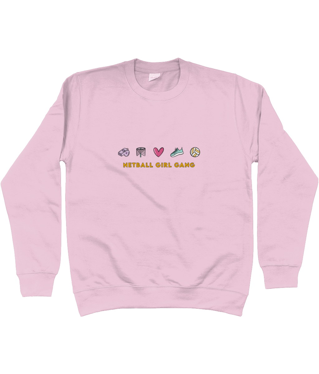 Netball Girl Gang Kids Sweatshirt