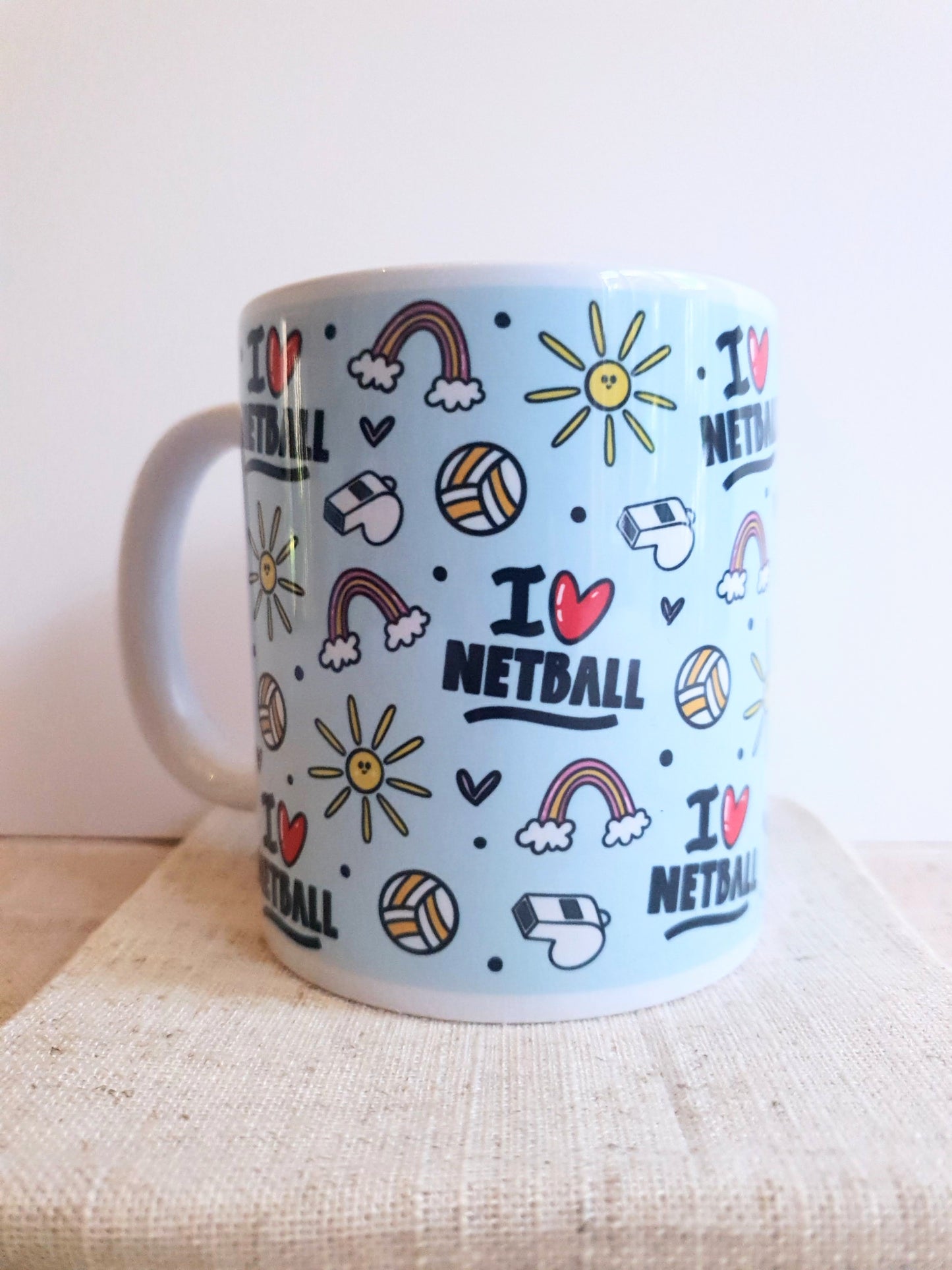 I Love Netball Mug