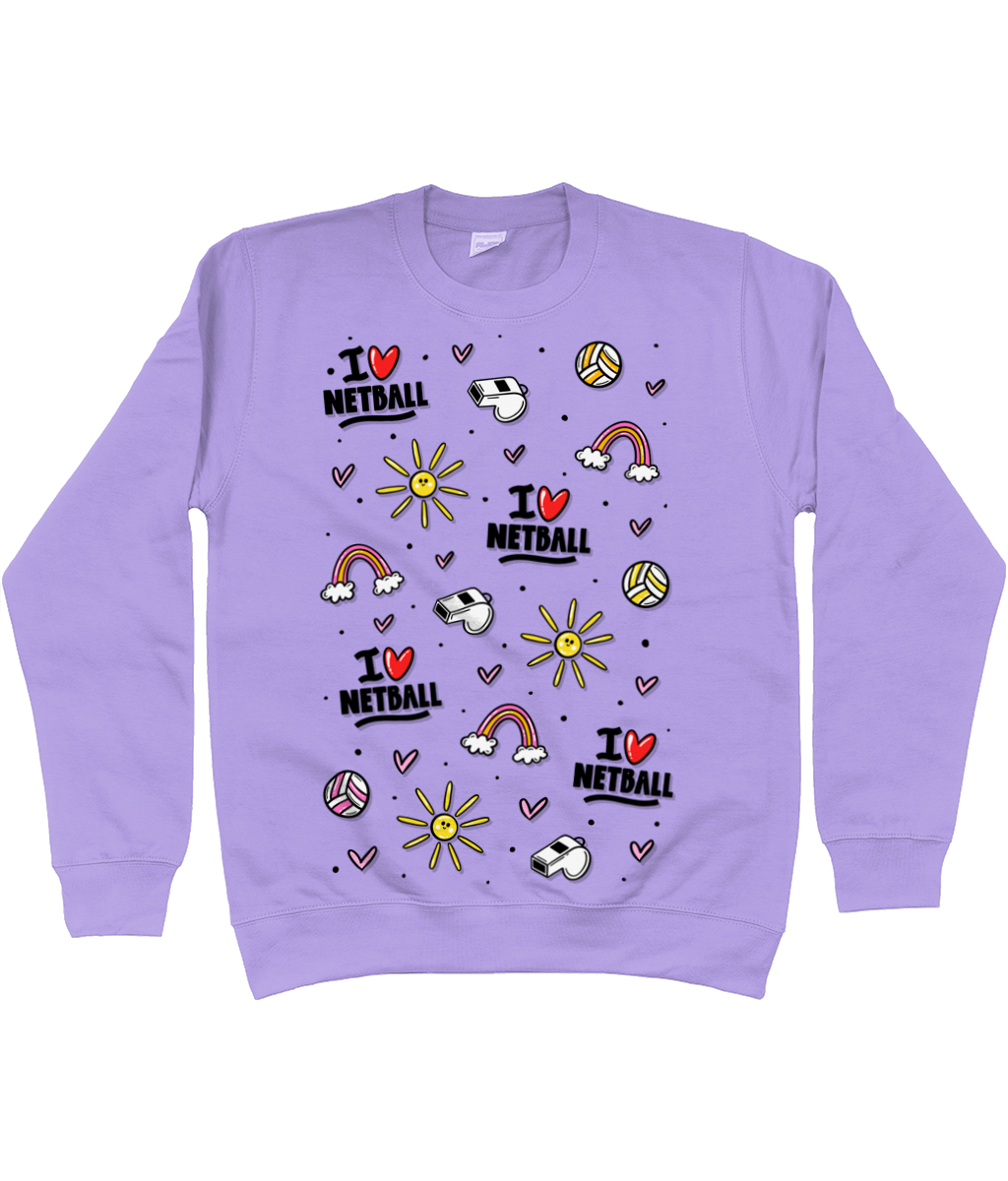 I love Netball Sweatshirt