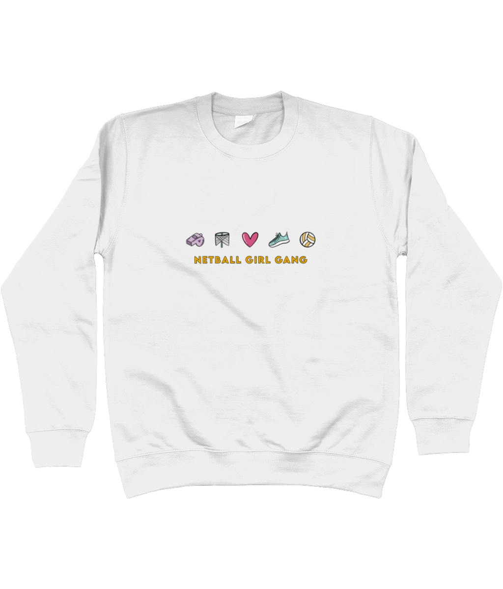 Netball Girl Gang Kids Sweatshirt