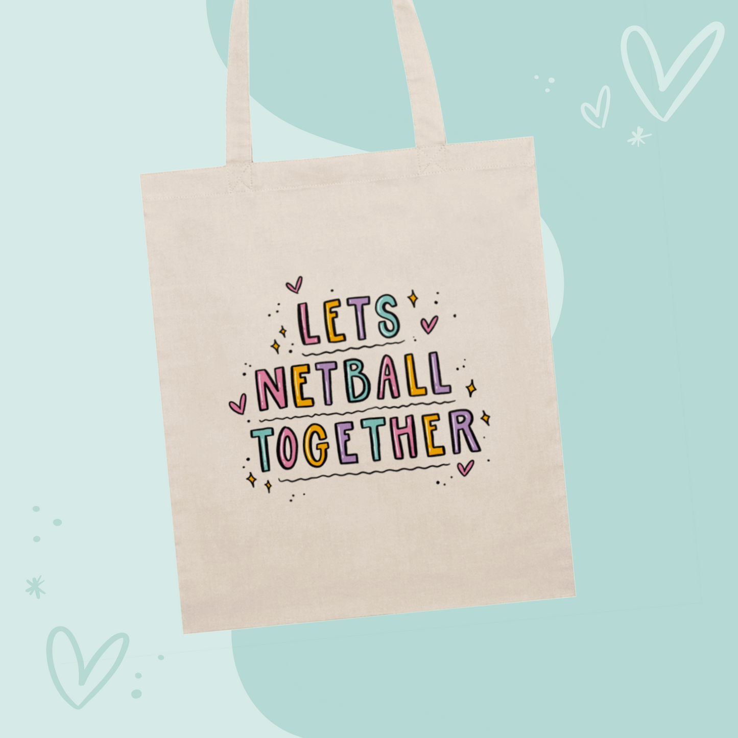 Lets Netball Together Tote