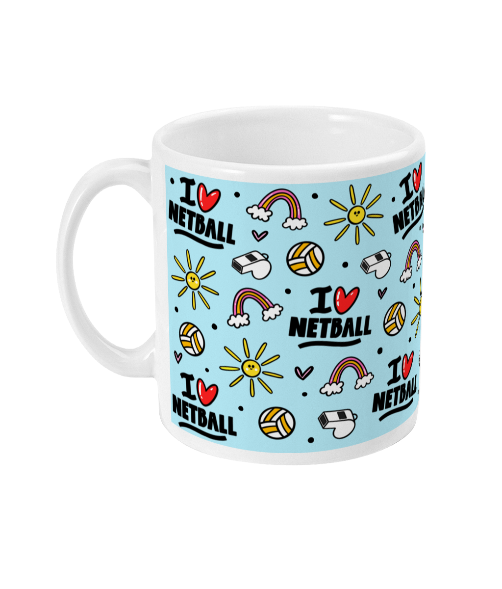 I Love Netball Mug