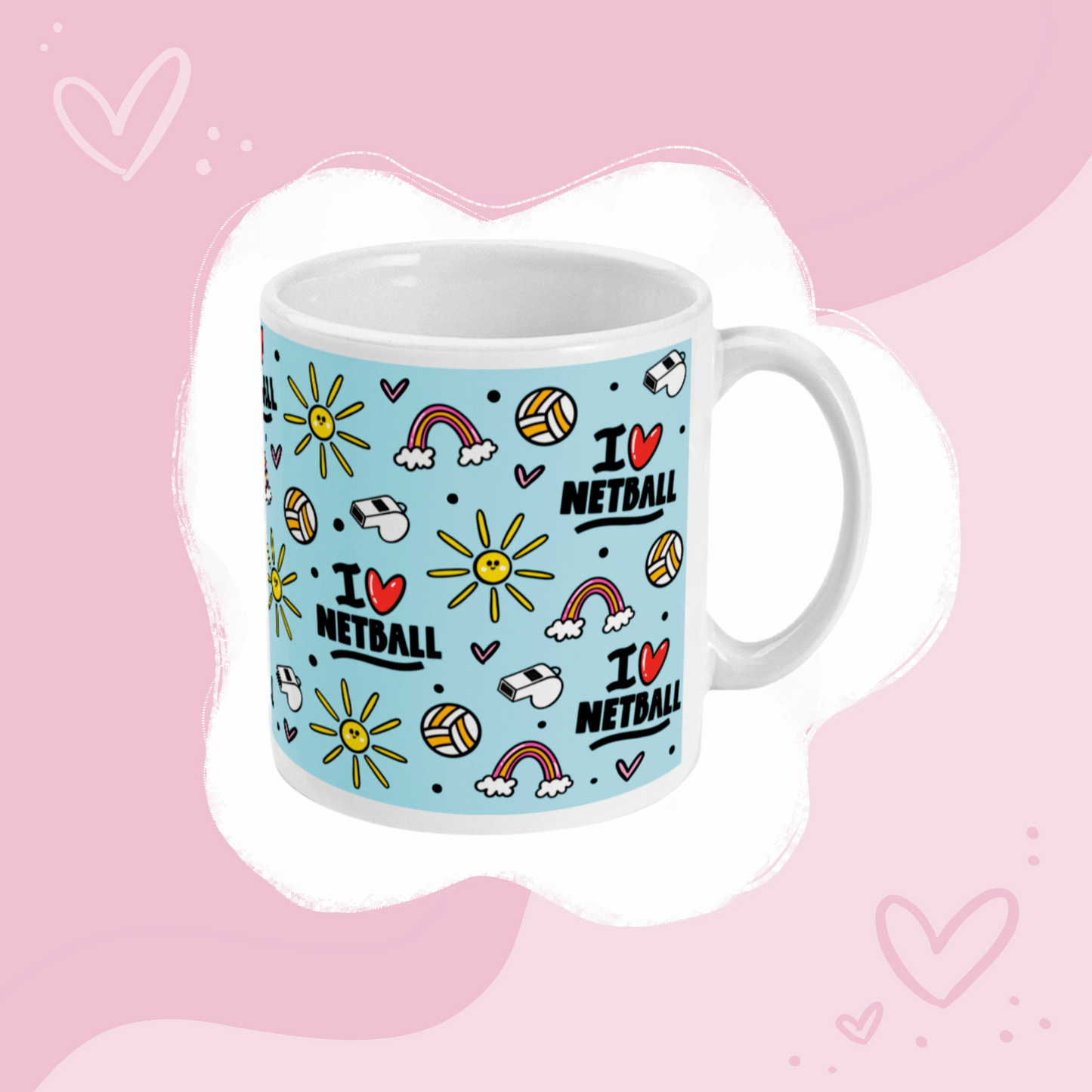 I Love Netball Mug