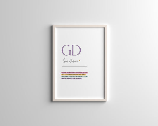 Goal Defence Definition Print