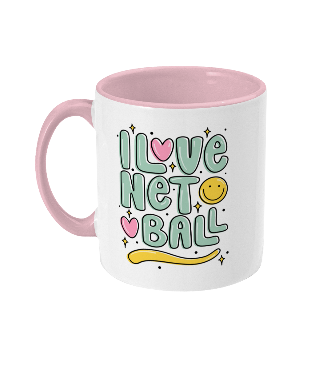 I Love Netball Smile Mug