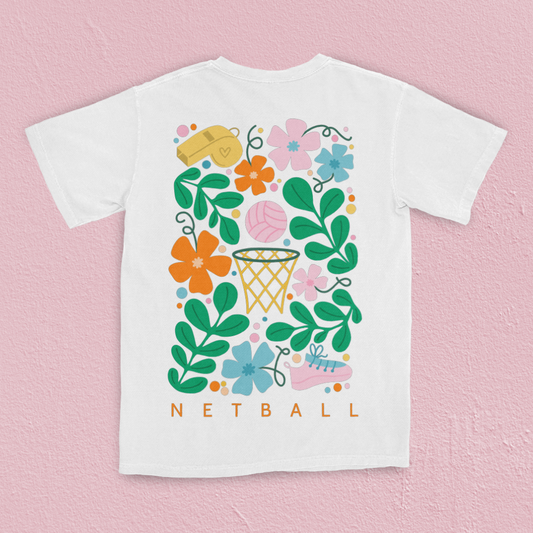 Floral Netball Tee