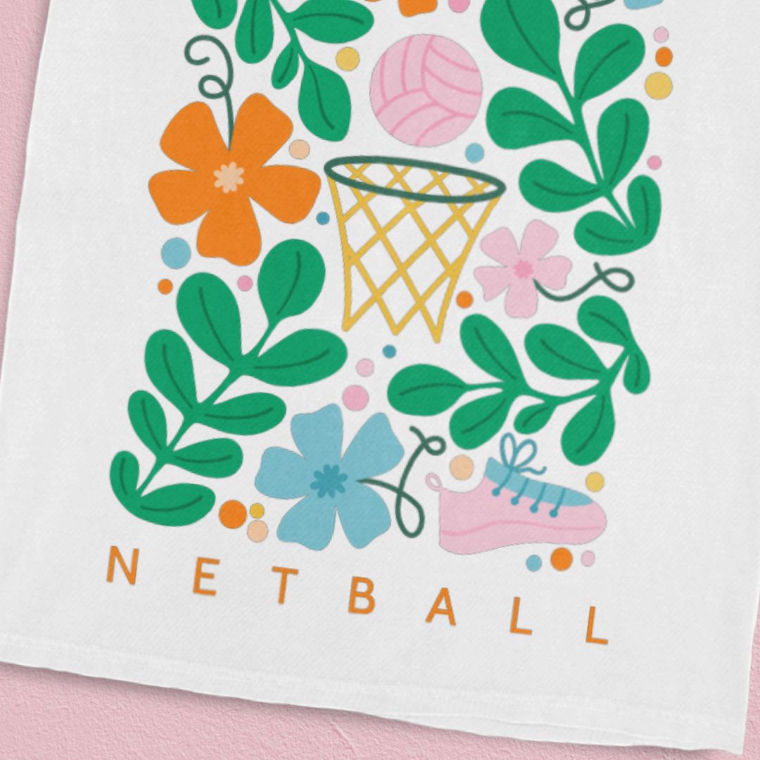Floral Netball Tee