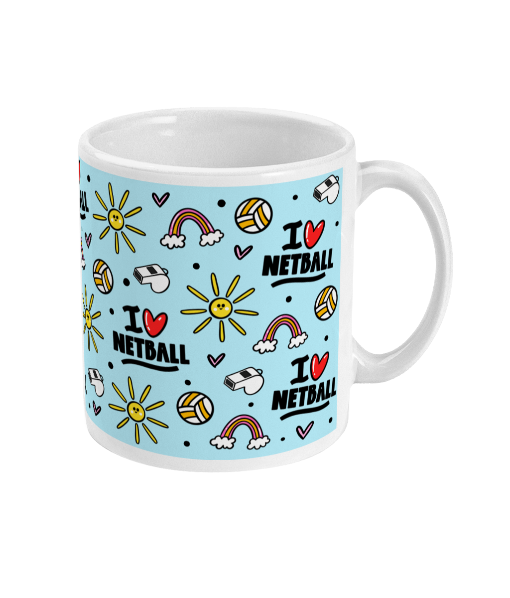 I Love Netball Mug